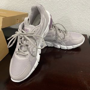 ASICS Gel-Quantum 90 light purple & grey running shoe